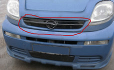 Opel Vivaro 2001–2015 Vinterafdækning til kølergrill 2001-2007 (øverste) foto 1