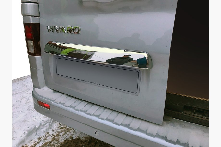 Opel Vivaro 2015–2019 Liste over nummerpladen (rustfrit stål) Image