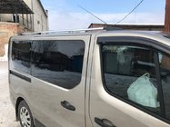 Renault Trafic 2015– Krom tagrælinger Kort, plastfødder foto 4
