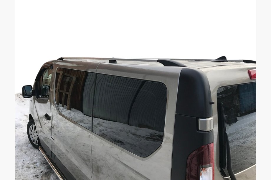 Renault Trafic 2015– Krom tagrælinger Kort, plastfødder Image