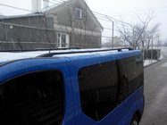 Renault Trafic 2001–2015 Sorte tagrælinger Lang, plastfødder foto 6