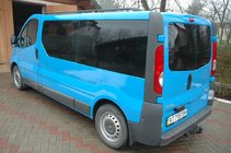 Renault Trafic 2001–2015 Sorte tagrælinger Lang, plastfødder foto 3