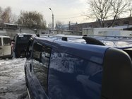 Opel Vivaro 2001–2015 Krom tagrælinger Korte, plastikfødder foto 3