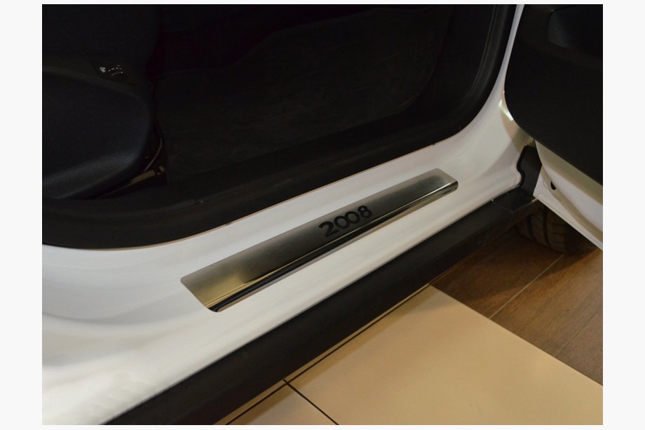 Peugeot 2008 2013–2019 Dørtrinslister Natanika Premium (4 stk., rustfrit stål) Image