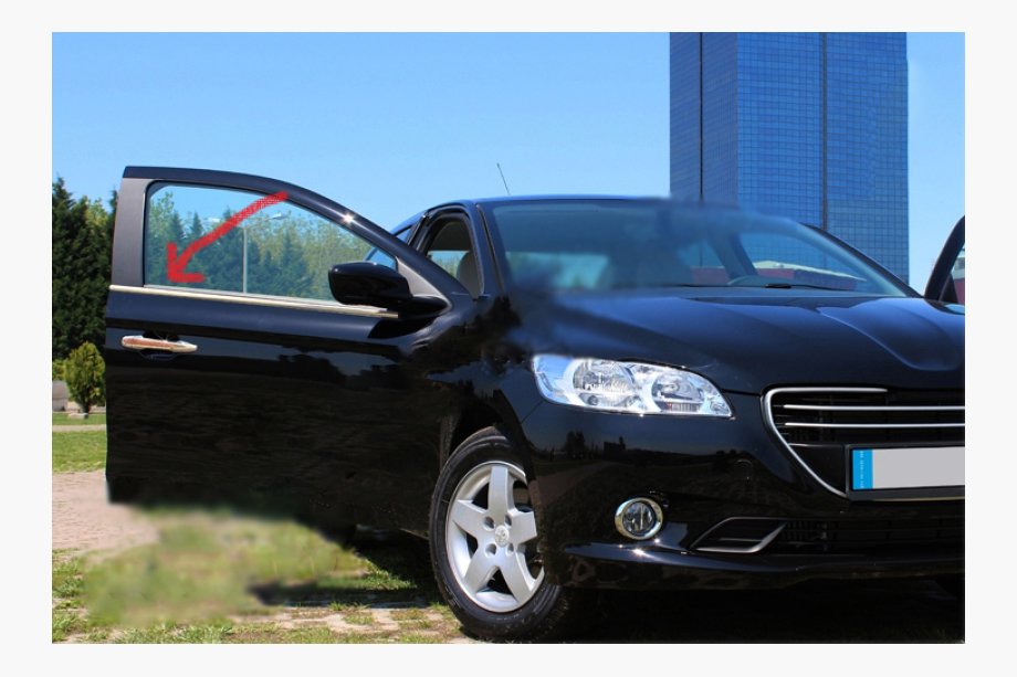Peugeot 3008 2008–2016 Vindueslister (uden bageste trekantsrude, 6 stk., rustfrit stål) Image