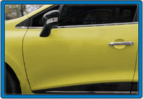Renault Clio IV 2012–2019 Dørgrebsafdækninger HB (4 stk., rustfrit stål) foto 2