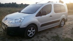 Peugeot Partner Tepee 2008–2018 Tagrælinger i krom foto 5