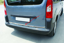 Peugeot Partner Tepee 2008–2018 Bagagerumskantliste (rustfrit stål) foto 1