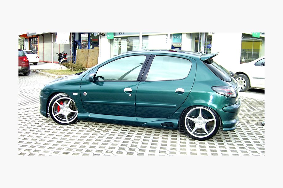 Peugeot 206 1998–2024 Sideskørter (klar til lakering) Image