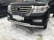 Toyota Land Cruiser 200 2007–2021 Frontbøjle ST014 (2007-2015 rustfrit stål) 60 mm x 60 mm foto 1
