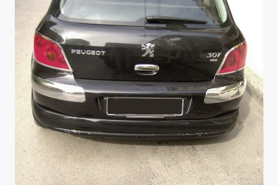 Peugeot 307 2001–2008 Bageste nederste diffuserindsats (til lakering) Image
