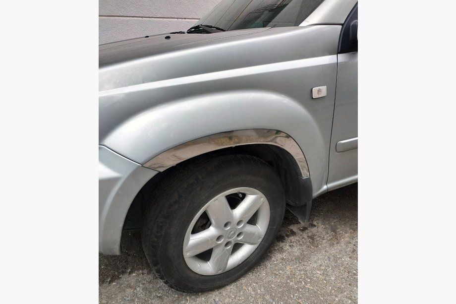 Nissan X-trail T30 2002–2007 Skærmkantlister (4 stk., rustfrit stål) Image