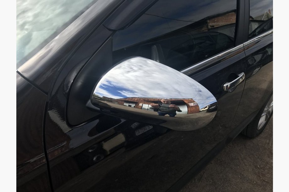 Nissan Qashqai 2010–2014 Krom spejlkapper (2 stk., plast) Image