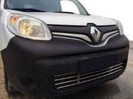 Renault Kangoo 2008–2020 Hel grillindsats til kofanger (rustfrit stål) foto 1