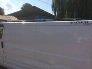Renault Trafic 2001–2015 Sorte tagrælinger Lang, plastfødder foto 9