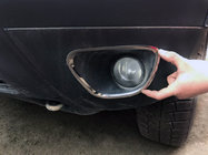 Renault Duster 2008–2017 Tågelygte-kromrammer i rustfrit stål 2008-2013 (2 stk.) foto 1