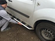 Renault Kangoo 2008–2020 Vison sidetrin (2 stk., aluminium/rustfrit stål) foto 2