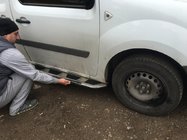 Renault Kangoo 2008–2020 Vison sidetrin (2 stk., aluminium/rustfrit stål) foto 1