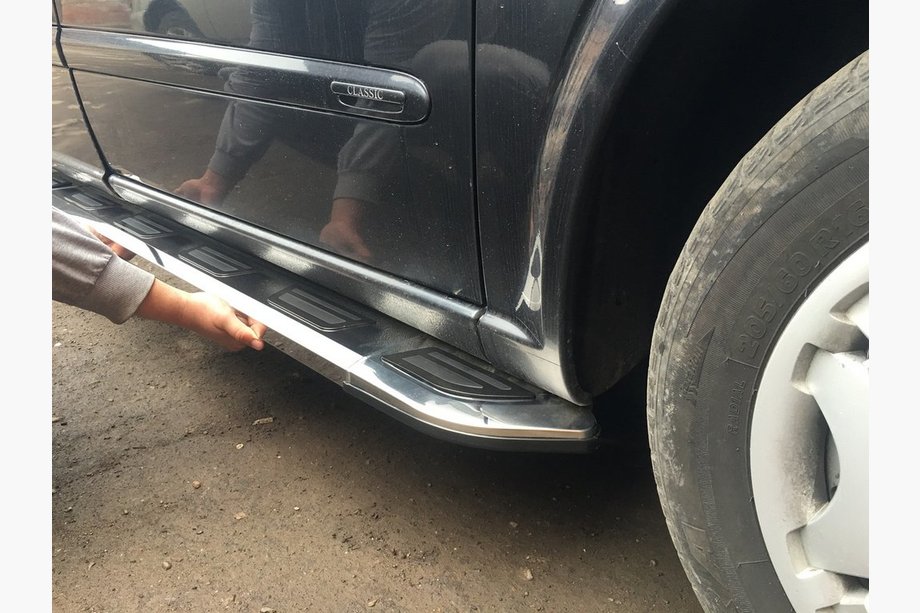 Mercedes Vito W639 2004–2014 Vison sidetrin (2 stk., aluminium/rustfrit stål) Kun til lang akselafstand (ExtraLong) Image