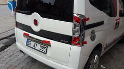 Fiat Fiorino/Qubo 2008–2024 Buede plastafdækninger til stoplygter (2 stk.) foto 4