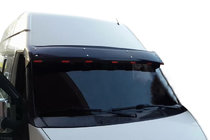 Ford Transit 2000–2014 Forrudevisir (sort højglans, 5 mm) foto 1