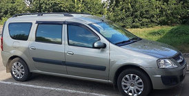 Renault Logan MCV 2005–2013 Vindafvisere til sideruder (4 stk., HEKO) foto 1