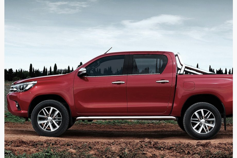 Toyota Hilux 2015– Vindueslister (4 stk., rustfrit stål) Image