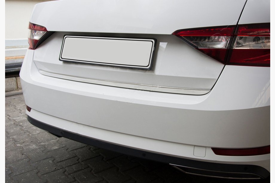 Skoda Superb 2015–2024 Krom bagklapsliste (Sedan, rustfrit stål) Image