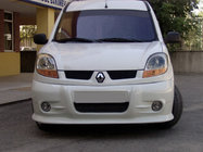 Renault Kangoo 1998–2008 Front nederste spoilerlæbe (til lakering) foto 1