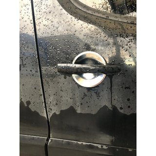 Skåle under dørhåndtag i rustfrit stål (4 stk.) foto 1