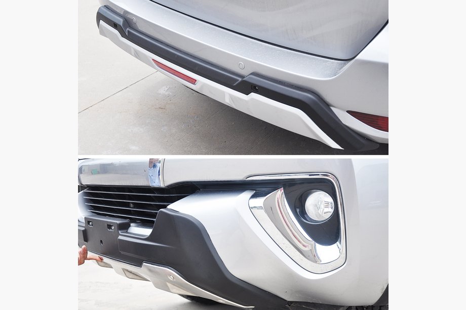 Toyota Fortuner 2015– Front- og bagspoilerlæber (ABS) Image