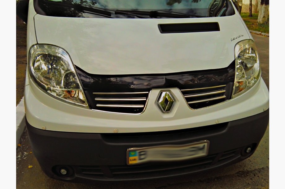 Renault Trafic 2001–2015 Kromlister til kølergrill 2007-2015 (6 stk., rustfrit stål) OmsaLine - italiensk rustfrit stål Foto 2