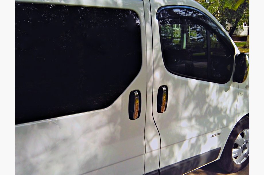 Nissan Primastar 2002–2014 Dørgrebsafdækninger (4 stk., rustfrit stål) Foto 2