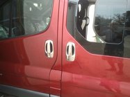 Opel Vivaro 2001–2015 Rammer til dørhåndtag (4 stk., rustfrit stål) foto 2