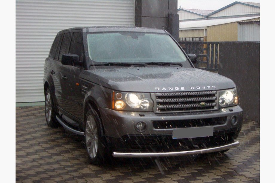 Range Rover Sport 2005–2013 Front enkelt frontbøjle (rustfrit stål) Image