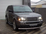 Range Rover Sport 2005–2013 Front enkelt frontbøjle (rustfrit stål) foto 1
