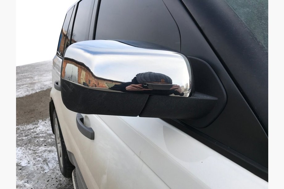 Range Rover Sport 2005–2013 Spejlkåber til sidespejle (2 stk., rustfrit stål) OmsaLine - italiensk rustfrit stål Image