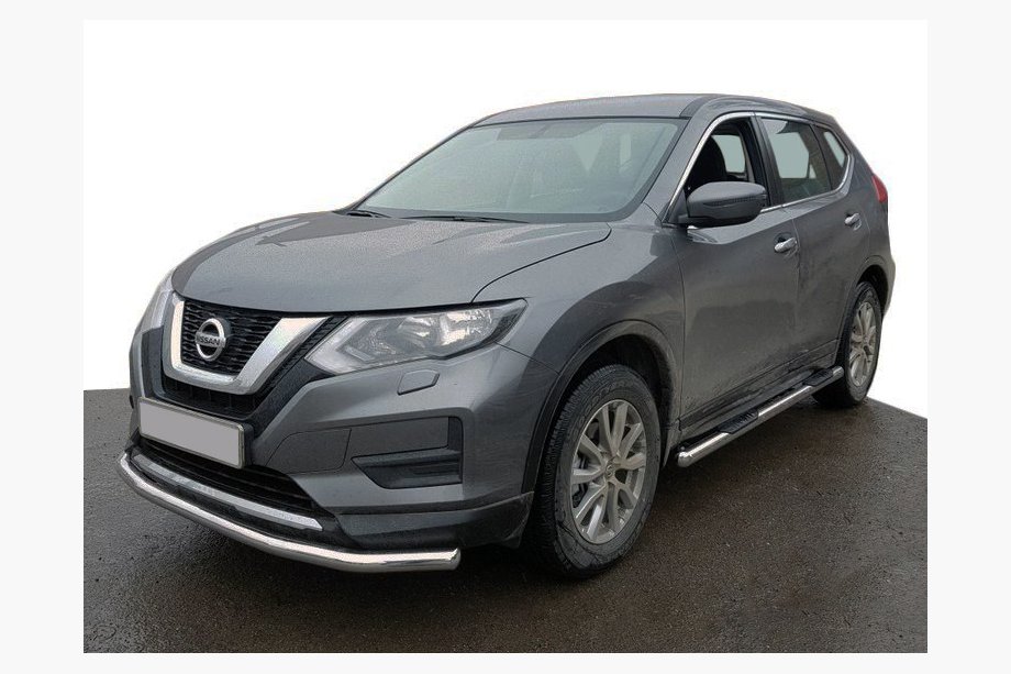 Nissan X-trail T32/Rogue 2014–2021 Frontbøjle ST008 (rustfrit stål) Image
