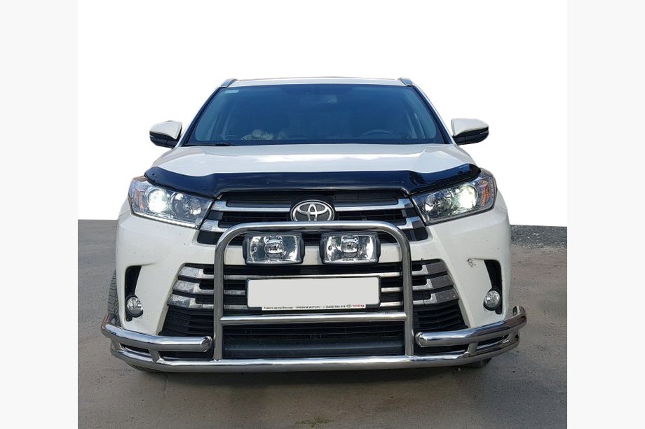 Toyota Highlander 2013–2019 Bullbar WT-Special (rustfrit stål) Image