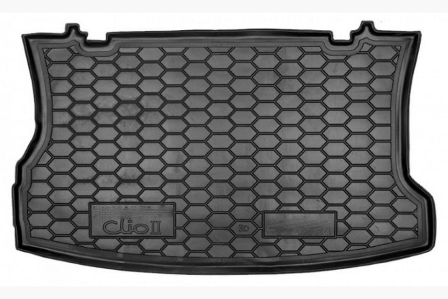 Renault Clio II 1998–2005 Bagagerumsmåtte HB/3D (Autogumm, gummi) Image