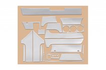 BMW 5-serie E34 1988–1995 Instrumentbordbeklædning Aluminium foto 2