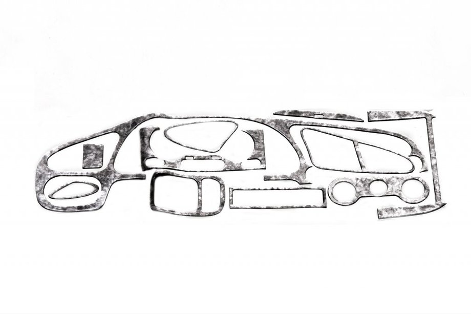 Chevrolet Lanos 1998–2017 Instrumentbordbeklædning Carbon Foto 3