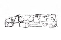 Daewoo Lanos 1998–2017 Instrumentbordbeklædning Aluminium foto 4