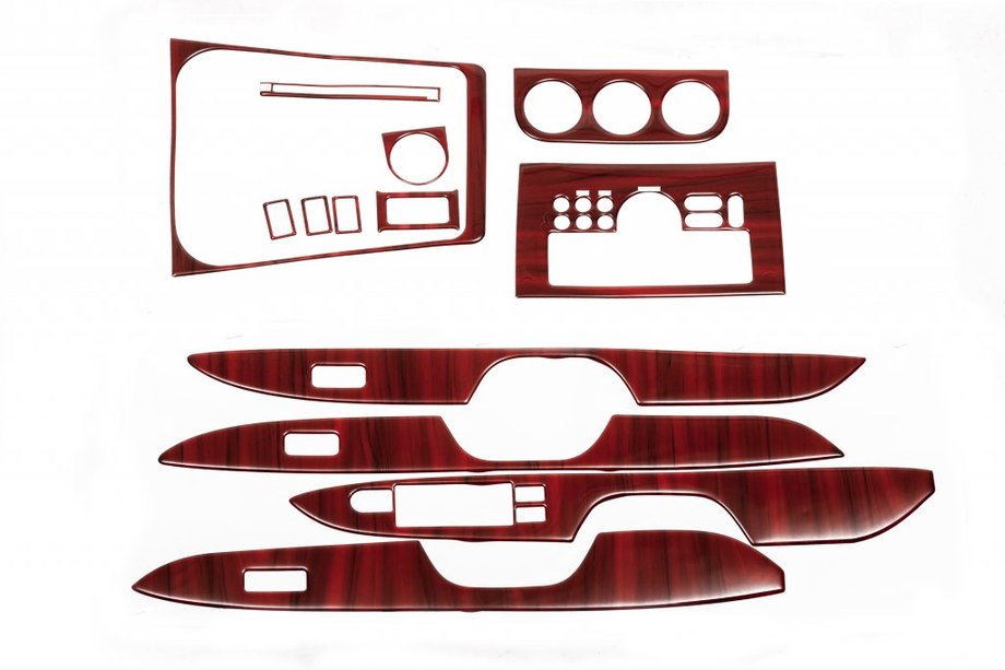 Fiat Sedici 2006–2014 Instrumentbordslister (Hartman) Lys træfinér Image