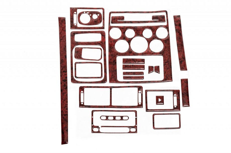 Ford Connect 2002–2006 Instrumentbordsbeklædning Aluminium Image