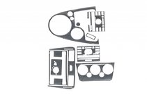 Ford Fusion 2002–2012 Instrumentbordslister (2005↗) Aluminium foto 1
