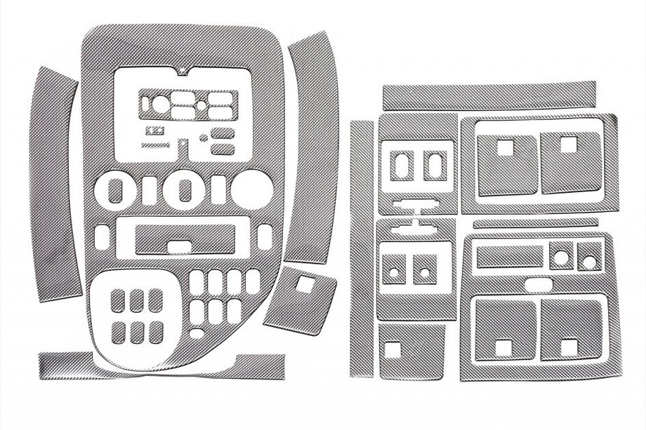 Mercedes Vito W638 1996–2003 Instrumentbordslister Meric (V-клас, 1999-2003) Titan Foto 2