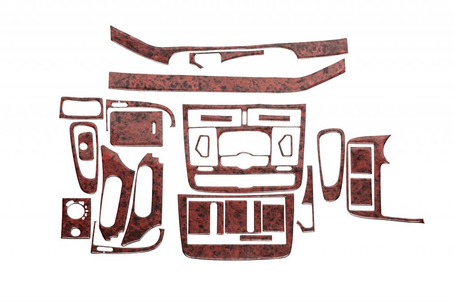 Mercedes Viano 2004–2014 Instrumentbordbeklædning Meric (forreste del + interiørindlæg) 2006-2014, aluminium Image