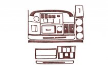 Land Rover Discovery II 1998–2004 Instrumentbordbeklædning Aluminium foto 1