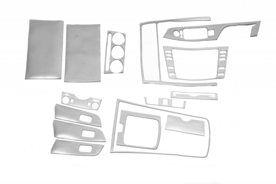 Mazda 6 2008–2012 Instrumentbordslister i alu-look Image
